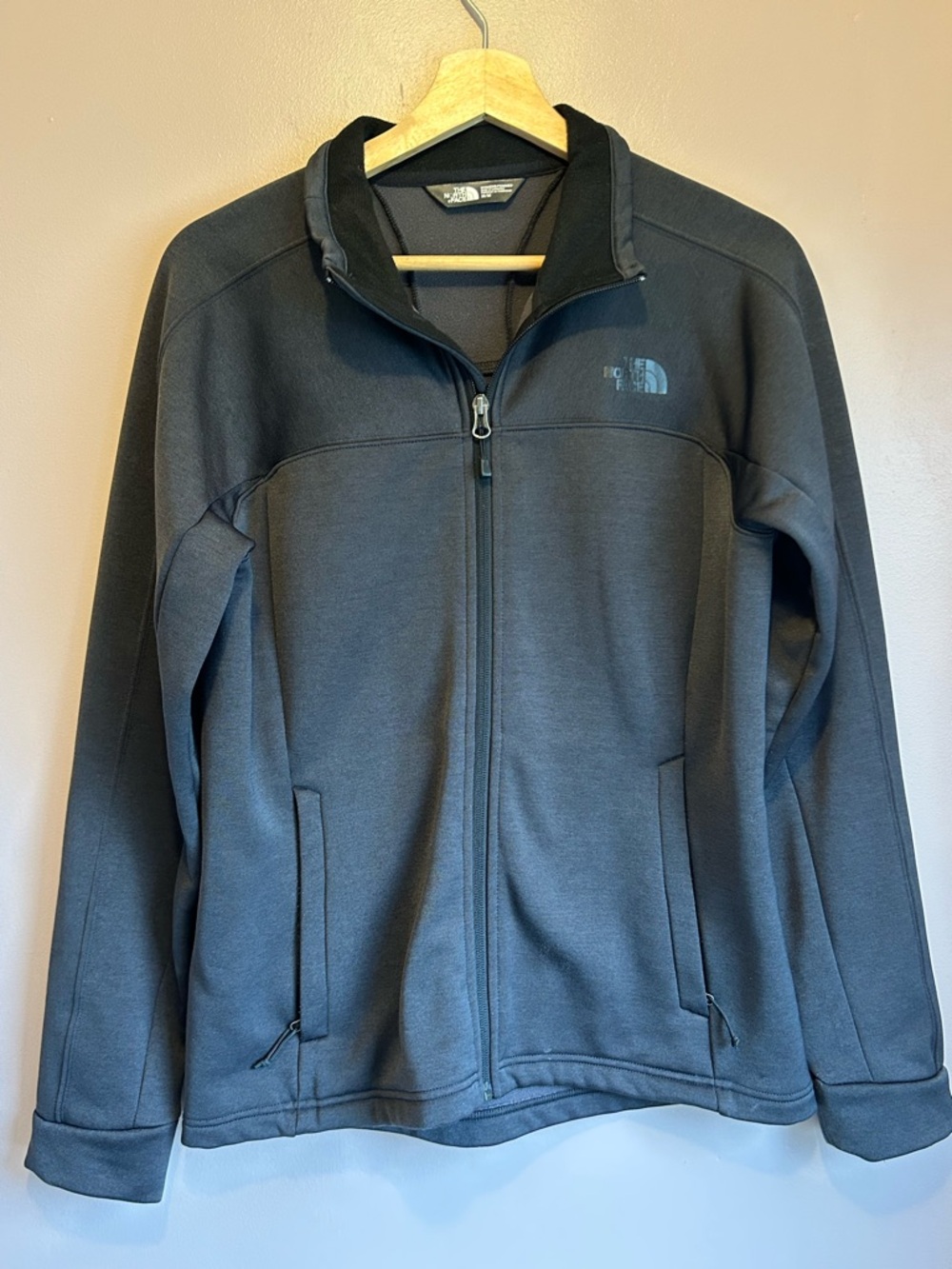 The North Face Women's Schenley Full Zip Fleece Jacket Charcoal Gray Size M